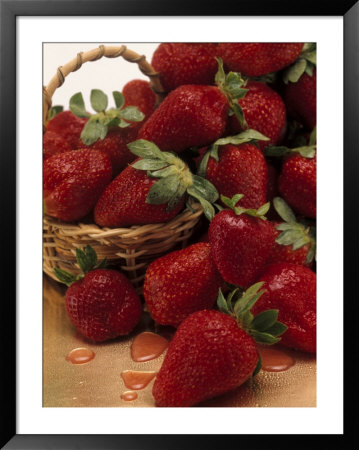 Strawberries In A Basket by Jan Barakat Pricing Limited Edition Print image