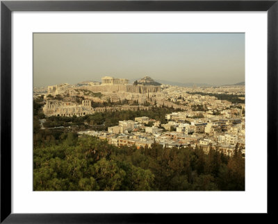 The Acropolis From The Hill Of Pnyx, Athens, Greece, Europe by Lee Frost Pricing Limited Edition Print image