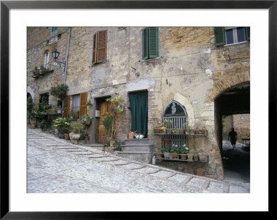 Street Scene, Montefalco, Umbria, Italy by Sheila Terry Pricing Limited Edition Print image