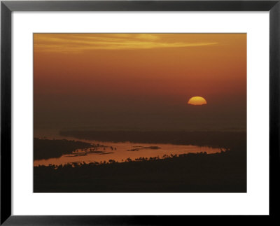 Sunrise Over The Nile River In The Valley Of The Kings by Kenneth Garrett Pricing Limited Edition Print image