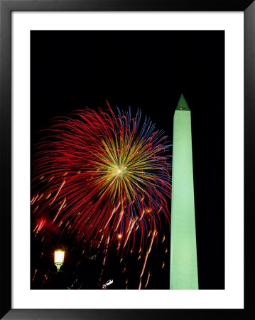 Fireworks Over The Washington Monument by Richard Nowitz Pricing Limited Edition Print image