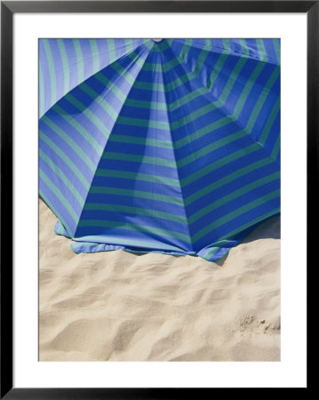 A View From Above Of A Beach Umbrella by Todd Gipstein Pricing Limited Edition Print image