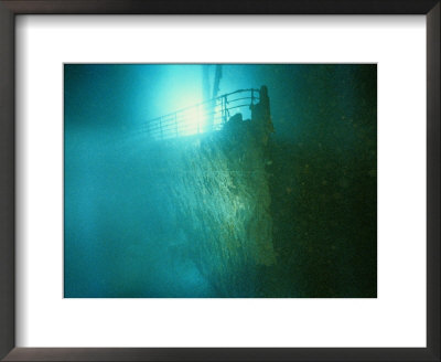 Bow Railing Of R.M.S. Titanic by Emory Kristof Pricing Limited Edition Print image