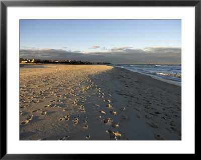 Cape Cod Foot Prints On Sandy Beach In Chatham, Massachusetts by Keenpress Pricing Limited Edition Print image