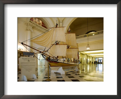 Replica Of The Maryland Federalist In The State House, Annapolis, Maryland, Usa by Scott T. Smith Pricing Limited Edition Print image