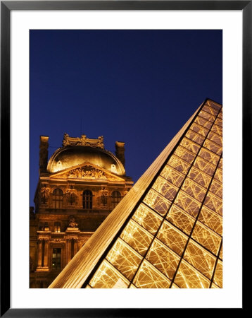 Grande Pyramide At The Musee Du Louvre, Paris, France by Glenn Beanland Pricing Limited Edition Print image