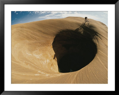 Mountain Biking On Rock Formation by Dugald Bremner Pricing Limited Edition Print image