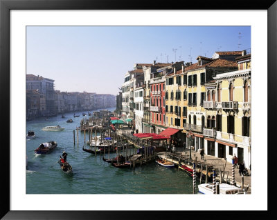 View Along The Grand Canal From Rialto Bridge, Venice, Unesco World Heritage Site, Veneto, Italy by Lee Frost Pricing Limited Edition Print image