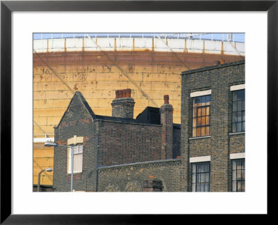 Gasholder Dating From 19Th Century, Cambridge Heath, Hackney, London, England by Brigitte Bott Pricing Limited Edition Print image