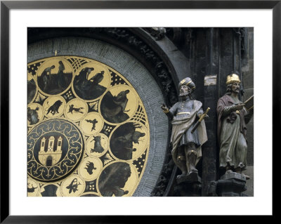 A Close View Of The Second Half Of The Astronomical Clock In Prague, Prague, Czech Republic by Taylor S. Kennedy Pricing Limited Edition Print image