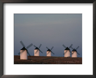 View Of Five Old Windmills by James P. Blair Pricing Limited Edition Print image