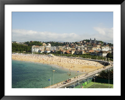 Bay Beach, San Sebastian, Basque Country, Euskadi, Spain by Christian Kober Pricing Limited Edition Print image