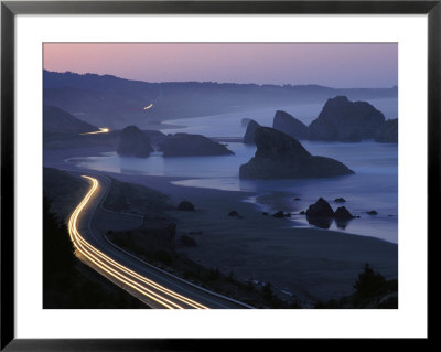 An Evening View Of Highway 101 South Of Gold Beach by Phil Schermeister Pricing Limited Edition Print image