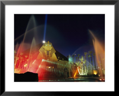 The Luxor Hotel At Night by Maria Stenzel Pricing Limited Edition Print image