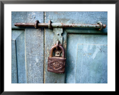 Close View Of An Old Padlock by Paul Chesley Pricing Limited Edition Print image