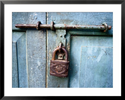 Close View Of An Old Padlock by Paul Chesley Pricing Limited Edition Print image