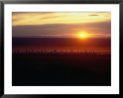 A Circle Of Tepees Is Set Up For An Annual Sun Dance Ceremony by Sam Abell Pricing Limited Edition Print image