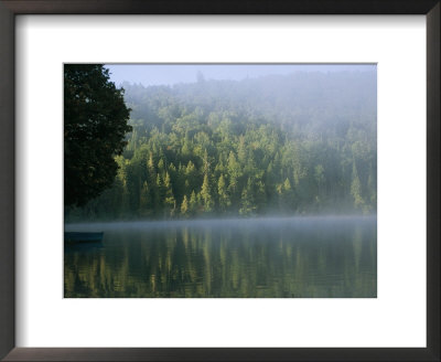 A Foggy Morning On A Placid Lake by Michael S. Lewis Pricing Limited Edition Print image