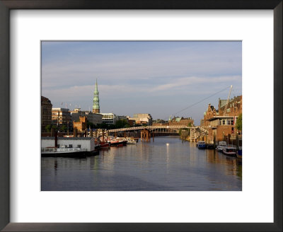 Canal In The Speicherstadt, The Historical Warehouse City Of Hamburg, Hamburg, Germany by Yadid Levy Pricing Limited Edition Print image