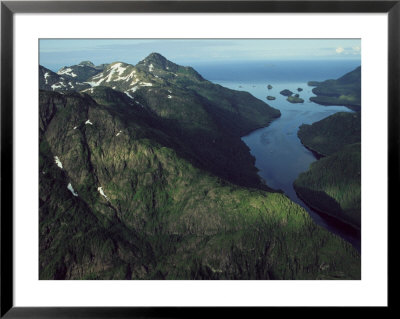 Aerial View Of The Alaskan Shores At Prince William Sound by Karen Kasmauski Pricing Limited Edition Print image