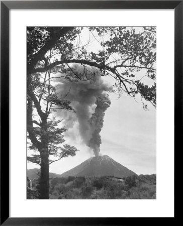 View Of Ngauruhoe Volcano, Which Erupted In December 1934 by W. Robert Moore Pricing Limited Edition Print image