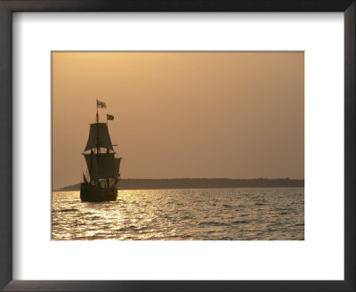 A Replica Of The Maryland Dove, A 17Th Century Sailing Ship by Kenneth Garrett Pricing Limited Edition Print image