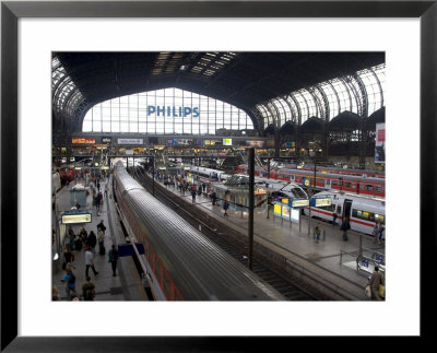 Hamburg Central Train Station, Hamburg, Germany by Yadid Levy Pricing Limited Edition Print image