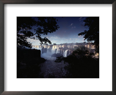 The Iguacu River Tumbles Over Two-Mile-Wide Cliffs by James P. Blair Pricing Limited Edition Print image