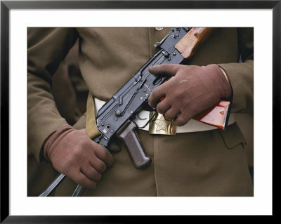 Communist Soldier Holding A Rifle by Steve Raymer Pricing Limited Edition Print image