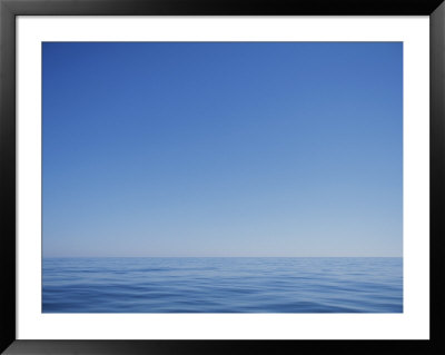 Calm Ocean And Blue Sky Off The Coast Of North Carolina by Stephen Alvarez Pricing Limited Edition Print image