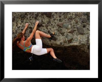 A Climber Leads A Route Near La Paz by Bill Hatcher Pricing Limited Edition Print image