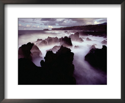 Sea And Mist Swirl Through An Ancient Lava Flow by Paul Chesley Pricing Limited Edition Print image