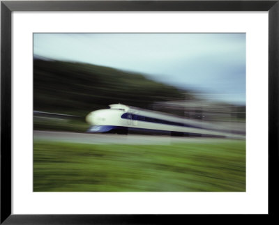 A Blurred View Of A Bullet Train by Paul Chesley Pricing Limited Edition Print image