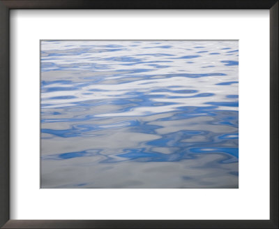Reflected Patterns In Blue Water Of Andean Lake, Merida, Venezuela by David Evans Pricing Limited Edition Print image