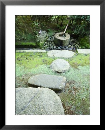 Water Fountain At Ryoanji Temple, Kyoto, Japan by Christian Kober Pricing Limited Edition Print image