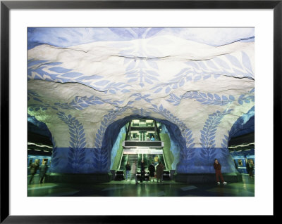 Underground Station, Stockholm, Sweden, Scandinavia by Ken Gillham Pricing Limited Edition Print image