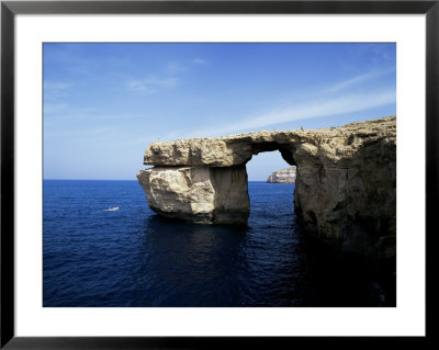 Azur Window At Dwerja Point, Island Of Gozo, Malta, Mediterranean by Hans Peter Merten Pricing Limited Edition Print image
