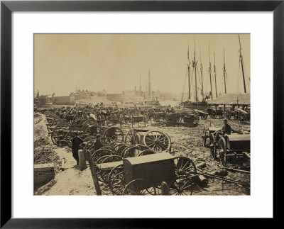 Captured Confederate Guns At Richmond, C.1865 by Andrew J. Johnson Pricing Limited Edition Print image