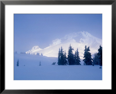 Snowy Day On Mt. Hood, Oregon, Usa by Janis Miglavs Pricing Limited Edition Print image