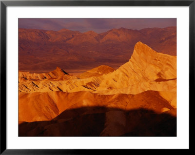 Sunrise At Zabriskie Point, Death Valley National Park, California, Usa by Jerry Ginsberg Pricing Limited Edition Print image
