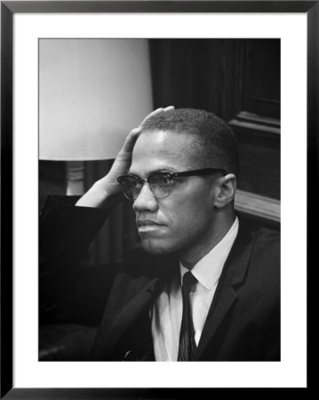 Malcolm X Waits At Martin Luther King Press Conference, 1964 by Marion S. Trikosko Pricing Limited Edition Print image