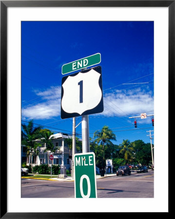 Mile Marker 0, Key West, Florida Keys, Florida, Usa by Terry Eggers Pricing Limited Edition Print image