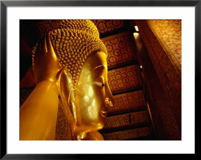 Reclining Buddha Of Wat Pho Bangkok, Thailand by Glenn Beanland Pricing Limited Edition Print image