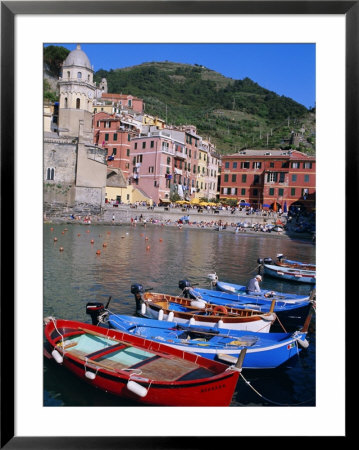 Vernazza, Cinque Terre, Unesco World Heritage Site, Italian Riviera, Liguria, Italy by Bruno Morandi Pricing Limited Edition Print image
