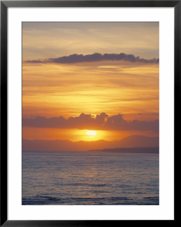 Sunset Over Sea, Costa Del Sol, Andalucia (Andalusia), Spain, Mediterranean by Michael Busselle Pricing Limited Edition Print image