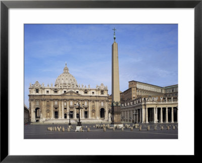 St. Peter's And St. Peter's Square, Vatican, Rome, Lazio, Italy by Peter Scholey Pricing Limited Edition Print image