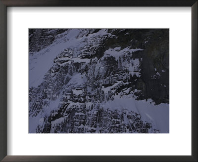 Climbing Upthe North Face Of Eiger, Switzerland by Michael Brown Pricing Limited Edition Print image