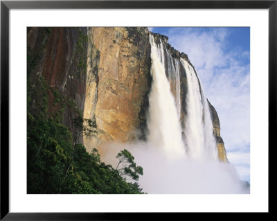 Angel Falls, Cliffs And Trees by Mark Cosslett Pricing Limited Edition Print image