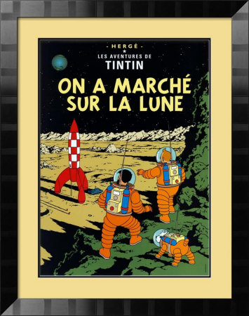 On A Marché Sur La Lune, C.1954 by Hergé (Georges Rémi) Pricing Limited Edition Print image