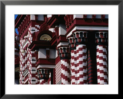 Detail Of Striped Jami-Ul-Alfar Mosque In Pettah Bazaar Area, Colombo, Sri Lanka by Dallas Stribley Pricing Limited Edition Print image